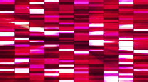 Twinkling Horizontal Small Squared Hi-Tech Bars, Red Magenta, Abstract, Loop, HD Stock Footage 55899957