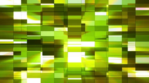Twinkling Horizontal Small Squared Hi-Tech Bars, Green, Abstract, Loopable, HD Stock Footage 56052507