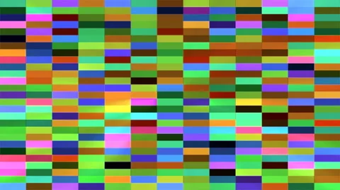 Twinkling Horizontal Small Squared Hi-Tech Bars, Multi Color, Abstract, Loop, 4K Stock Footage 68731441