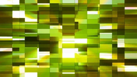 Twinkling Horizontal Small Squared Hi-Tech Bars, Green, Abstract, Loop, 4K Stock Footage 69098379