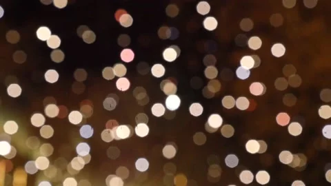 Twinkling lights at night without focus 스톡 동영상 169377787