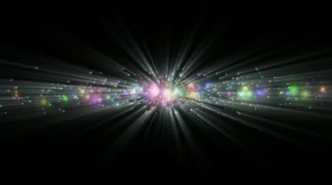 Twinkling particles color. Loop Stock Footage 11018420