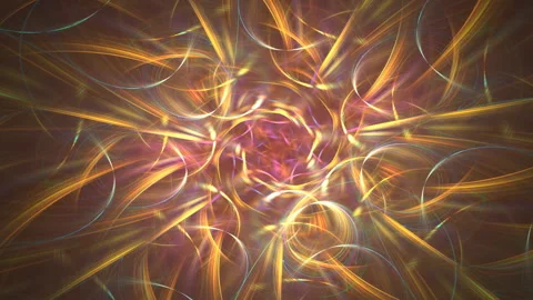 Twinkling rays, fluids, filaments and waves circulating. Stock Footage 274251591