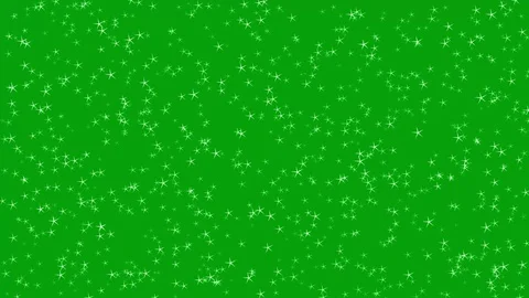 Twinkling sparkles motion graphics with green screen background Stock Footage 124185918