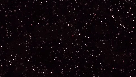 Twinkling Star Field Background with Deep Space Night Sky Loop Animation in 4K Stock Footage 340193129
