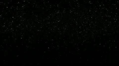 Twinkling Star Field with Galaxy Band Stock Footage