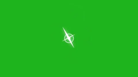 Twinkling star motion graphics with green screen background Stock Footage 133046597