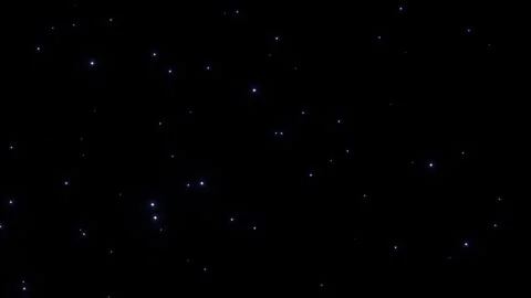Twinkling Star Particles on Black background Stock Footage 336251487