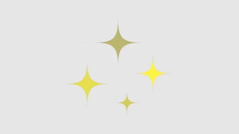 Twinkling stars. 2D animation video. Stock Footage 252192554