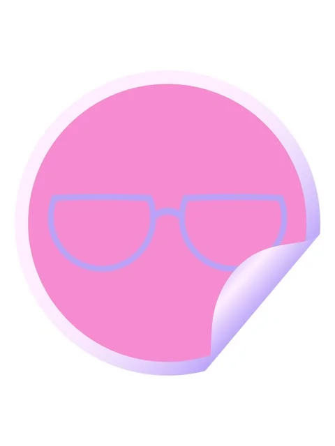 Twinkling stars effect animation of spectacles graphic vector illustration .. Video stock 324048548