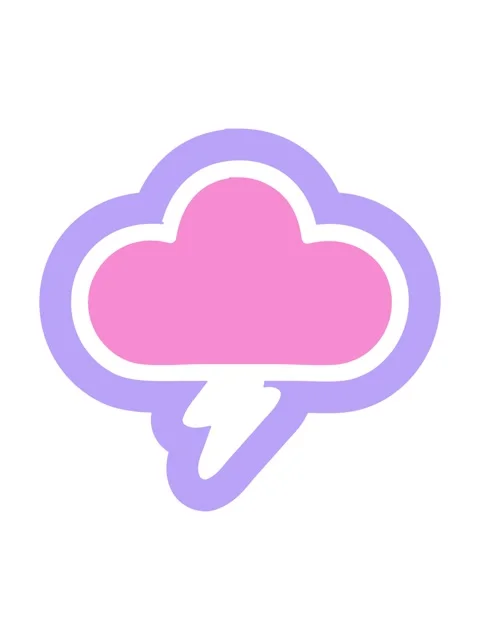 Twinkling stars effect animation of storm cloud symbol icon Stock Footage 324273676