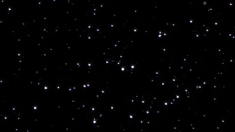 Twinkling Stars Loop Background. Shimmer Stars Vídeos de archivo 124212791
