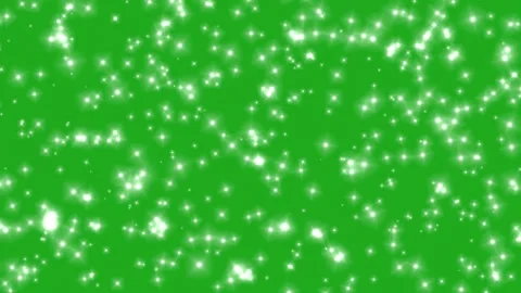 Twinkling stars motion graphics with green screen background Stock Footage 253473277