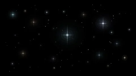 Twinkling stars seamless loop animation cosmic background Video stock 346922352
