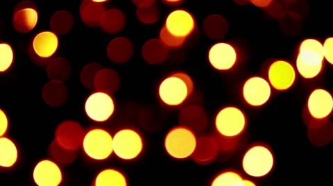 Twinkling strings with bokeh effect Stock Footage 54683387