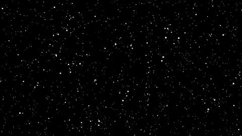 Twinkling white dots and small particles softly glowing against deep black .. Stock Illustration