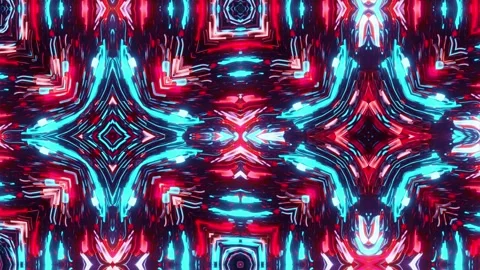 Twins Kaleidoscope VJ Loop Stock Footage 292292319