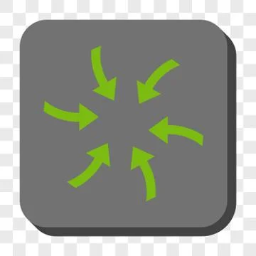 Twirl Arrows Rounded Square Button Stock Illustration