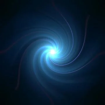 Twirl blue flare expose Stock Illustration