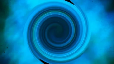 Twirl Blue Gren Loop Stock-Footage 11694118