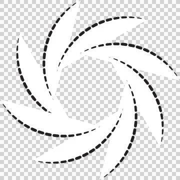 Twirl effrect Stock Illustration