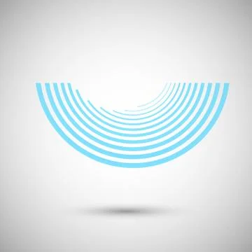 The twirl elements of a simple design 스톡 일러스트