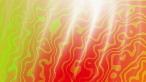 Twirl Geometry Abstract Flowing Lines Animation with Gradient Colors and Light Stock Footage 308629157