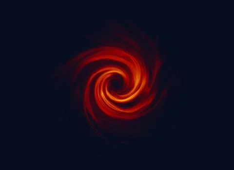 Twirl motion of bright explosion flash on black backgrounds Stock Illustration