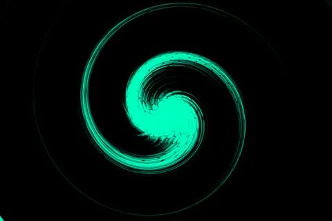 Twirl motion of bright explosion flash on black backgrounds Stock Photos