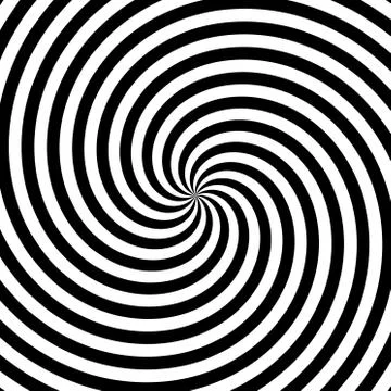 Twirl motion illusion Stock Illustration