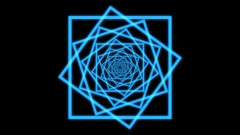 Twirl square lines Stock Footage 98273018