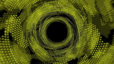 Twirl yellow dot animation background Stock Footage 244829544