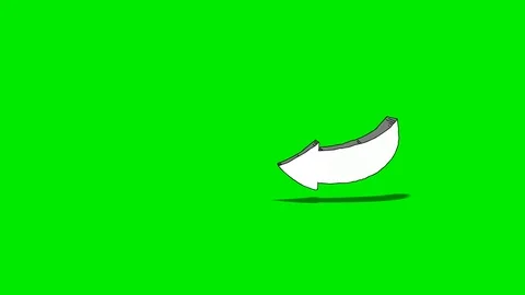 Twirling arrow goes to far Video stock 100396979
