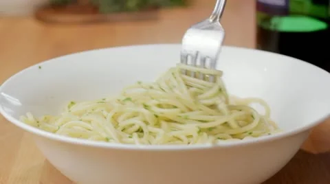 Twirling Spaghetti Stockbeeldmateriaal 12733577