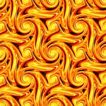 Twirls abstract seamless pattern Stock Illustration