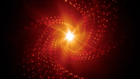 Twirly Flowing Particles Stock Footage 91055951