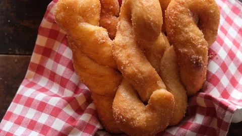 Twist Bread Stock Footage 103488630