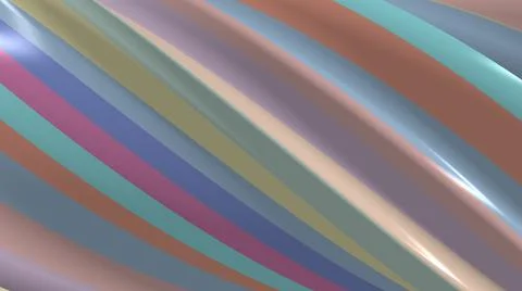 Twist lines 3d rendering minimal modern style. Illustration background Stock Illustration