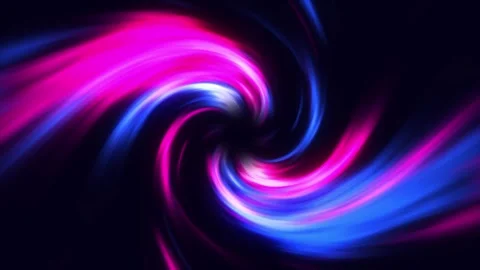 Twisted Abstract Tunnel: 4K, 60fps Video of Blue and Purple Swirling Lines Stock Footage 252592074