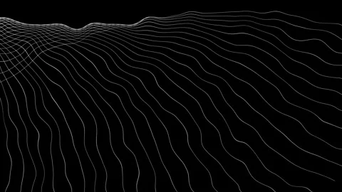 Twisted animated geometric shapes for vertical mobile video. Seamless loopi.. Stock Footage 310153868