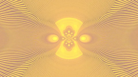 Twisted architectural yellow wire construction. 3d rendering loop animation Video stock 231114739