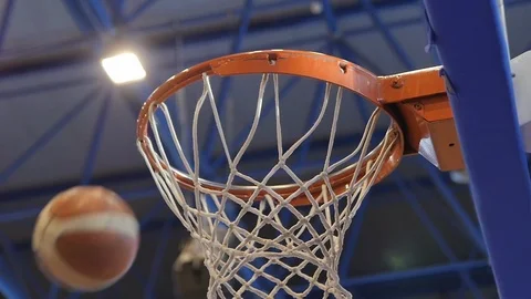 Twisted Ball Hits the Ring Stock Footage 111879614