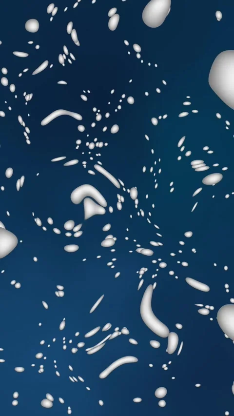 Twisted Ball Particle Vertical Animation Background Stock Footage 281917405