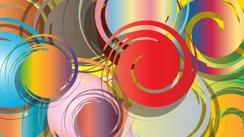 Twisted ball pattern design for background, wallpaper and fabric design. Stock Illustration