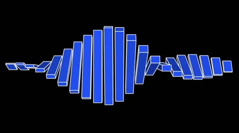 Twisted bars. Seamless loop. Alpha matte Stock Footage 57723719