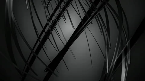 Twisted black lines Stock-Footage 55436311