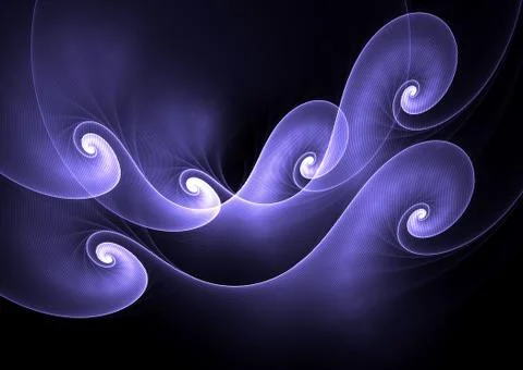 Twisted blue patterns Stock-Illustration