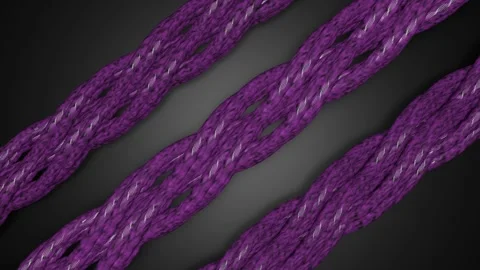 Twisted Cables 4K VJ Loop - Futuristic Motion Background Pink Stock Footage 303750200