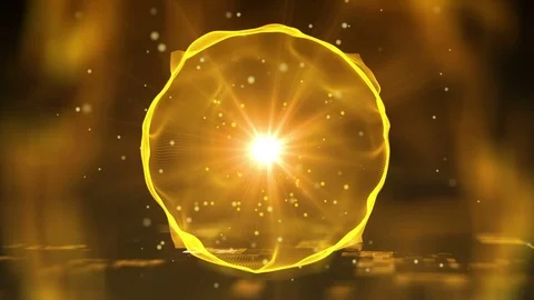 Twisted circle background animation orange color. Stock Footage 88565844