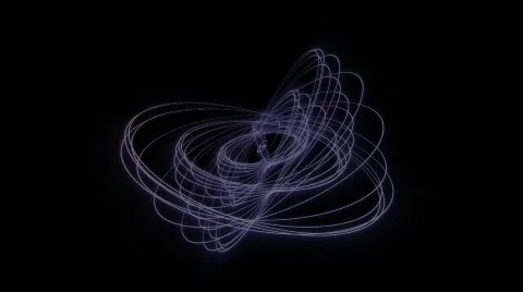 Twisted Circles Animation Stock Footage 858515